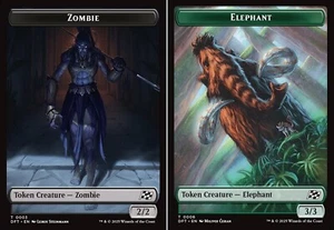 1x MTG - Zombie \\ XXXXXXXX (#03/06) Token - Aetherdrift - Picture 1 of 1