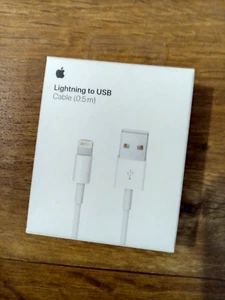 APPLE Cable ORIGINAL Charge USB vers Lightning 0,5m iPhone/iPad A1511 ME291ZMA - Photo 1 sur 3