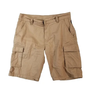 Ring of Fire cargo hiking shorts mens 32 x 9.5 brown cotton outdoor Urban cotton - Picture 1 of 12