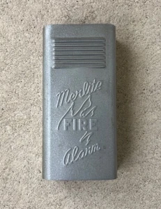 Campana de alarma contra incendios Merlite vintage original NY, EE. UU. - Imagen 1 de 9