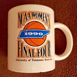 VTG 1990 NCAA Womens Basketball Final Four Knoxville Tennessee Coffee Cup Mug - Picture 1 of 5