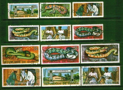 240 - Guinea - Snakes - Used Set - Image 1 of 2