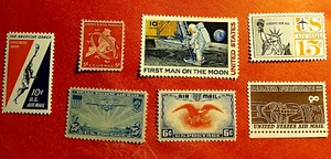 SET 7 FRANCOBOLLI POSTA AEREA - VEDI FOTO PER DETTAGLI - VF - OG - MNH - Foto 1 di 5
