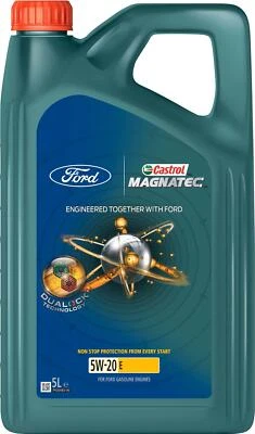 Ford Castrol Magnatec E 5W-20 Professional Engine Oil Fully Synthetic 5L L15F8D6 - Image 1 of 3