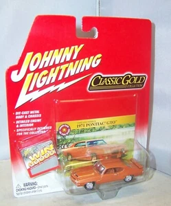 1:64 JOHNNY LIGHTNING 2004 CLASSIC GOLD 1971 PONTIAC GTO ORANGE 404-23 NIP - Imagen 1 de 2