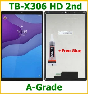 X306 Lenovo Tab M10 HD 2nd Gen TB-X306 TB-X306F LCD Schwarz Glas Display Ersatz - Bild 1 von 9