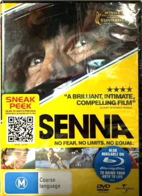 Senna Brand New Sealed DVD, No Fear, No Limits, No Equal Region 4, 2 & 5 - Image 1 of 3