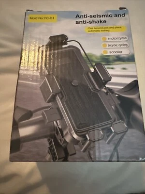 Bike Phone Mount, Anti Shake Bicycle Phone Holder 360° Rotation - Image 1 of 3