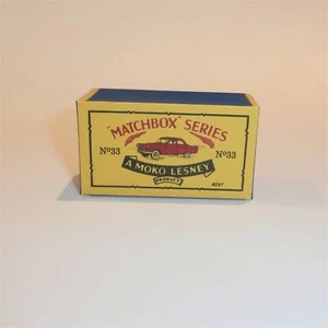 Caja de reproducción estilo B Matchbox Lesney 33a Ford Zodiac Mk II - Imagen 1 de 4