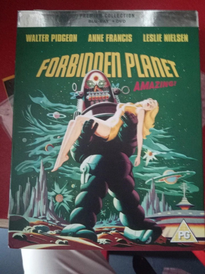WALTER PIDGEON - FORBIDDEN PLANET (1956) - 2020 WARNER BROS. BLU-RAY & DVD SL/C - Image 1 of 1