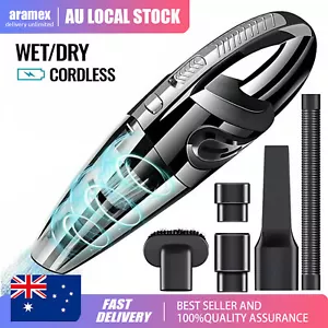 Home Rechargeable Car Vacuum Cleaner Wireless Handheld Vaccum Cleaner Wet Dry - Picture 1 of 16