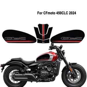 For CFmoto 450CLC 2024 Motorcycle Fuel Tank Anti Slip Decal Side Stickers - Picture 1 of 13