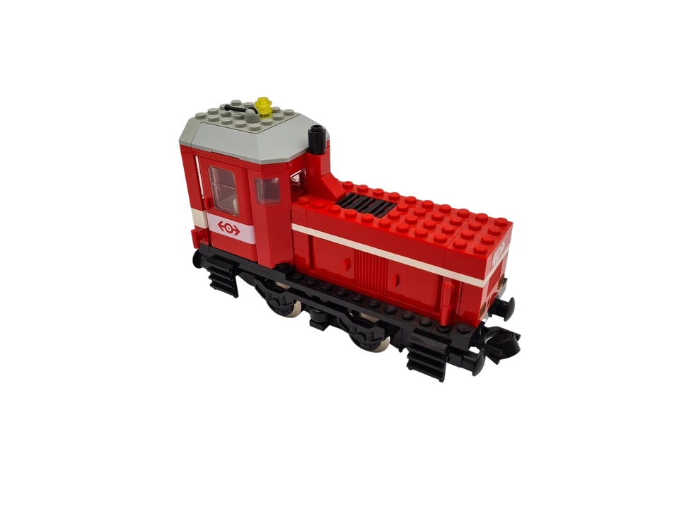 Lego® 9V TRAIN Railway 4563 Locomotive Red Cargo 9V ENGINE - Image 1 of 1