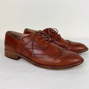 Madewell The Juliette Brown Leather Oxford - Picture 1 of 11