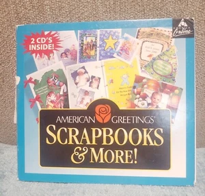 American Greetings Scrapbooks & More 1999 2 CD-ROM with user's guide  - Picture 1 of 5