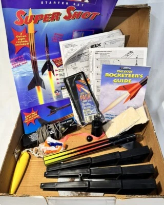 Vintage 1999 Estes Model Rocket Kit Flying Rocketry - Box & Instructions #1449 - Image 1 of 4
