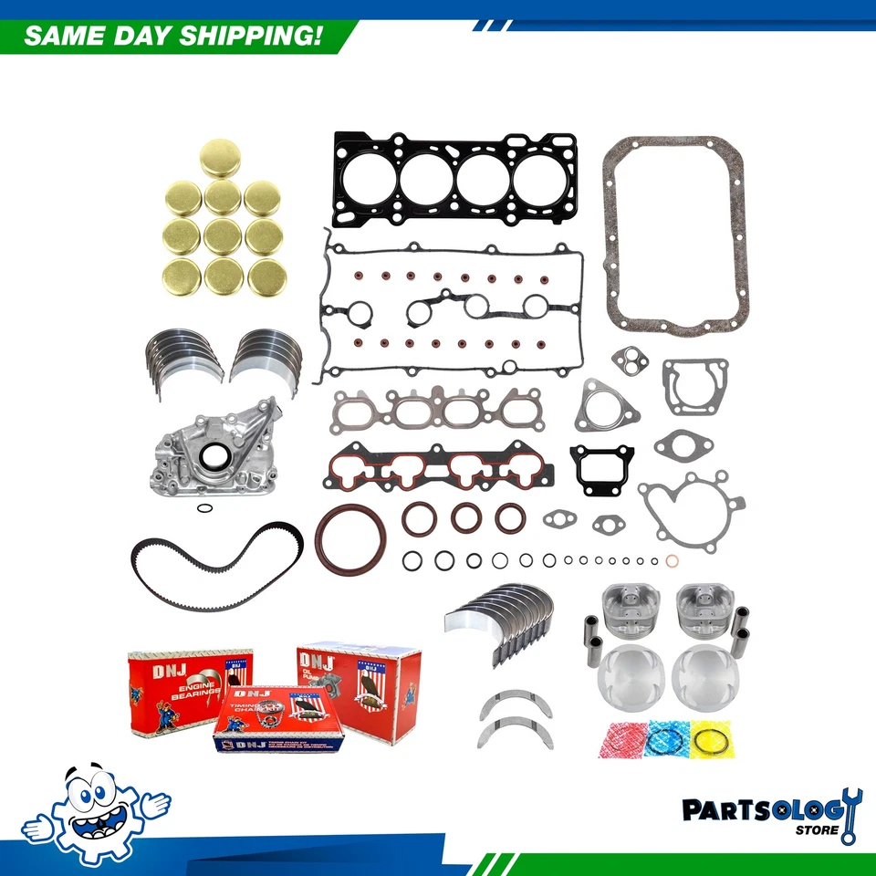 Главный комплект для восстановления двигателя DNJ EK425M для 93–97 Ford Mazda 626 MX-6 2,0 л DOHC 16 В - Изображение 1 из 4