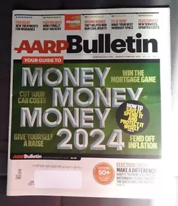 AARP BULLETIN GUIDE TO MONEY MONEY MONEY-MIGRAINES-HACKERS-RIGHTS JAN-FEB 2024 - Picture 1 of 1