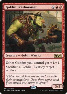 MTG Magic the Gathering Goblin Trashmaster (144/339) Core Set 2019 LP - Picture 1 of 1