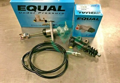 Kit de cilindro y línea de embrague negro Exedy Master & Slave para 92-01 Honda Prelude Foto 1 de 4