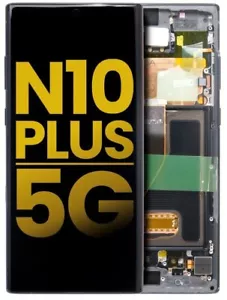 Pantalla OLED Original + Marco y Sensor de Huellas Dactilares para Samsung Galaxy Note 10 Plus - Imagen 1 de 5