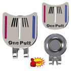 Golf Putting Alignment Aiming Ball Marker with Magnetic Hat Clip One Putt Tool