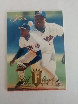 1994 Flair Montreal Expos Baseball Card #189 Cliff Floyd - Image 1 of 2