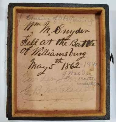 ID'd KIA Civil War Soldier Holding Photo 1860s PIP Rare Mourning Zouave Original - Image 1 of 4