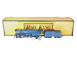 MTH 30-1172-1 O NJC Blue Comet 4-6-2 Steam Locomotive w/PS2 #831 EX/Box - Picture 1 of 12