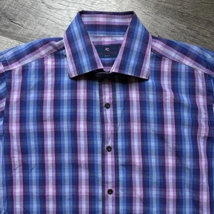Men’s Sz 40 (Medium) ETRO Made In Italy Button Down Shirt Stripe EUC - Picture 1 of 13
