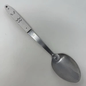 Vtg Flint Harvest Wheat Arrowhead Stainless Steel Serving Spoon Cooking Utensil - Picture 1 of 11