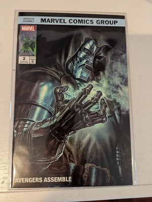 Avengers Assemble #2 - Lee Bermejo Dr Doom - NYCC Trinity Comics - COA 424/999 - Image 1 of 2