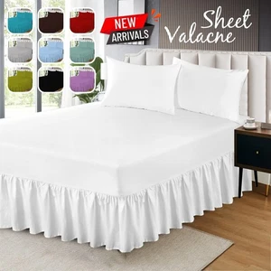 Sábana bajera extra profunda individual doble king super king size sábanas - Imagen 1 de 27