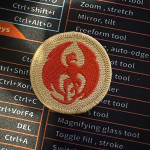 Parche de actividad BSA emblema patrulla personalizado dragón - Imagen 1 de 2