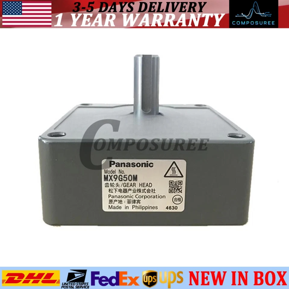 NEW Panasonic MX9G50M Motor Gear Head - Image 1 of 3