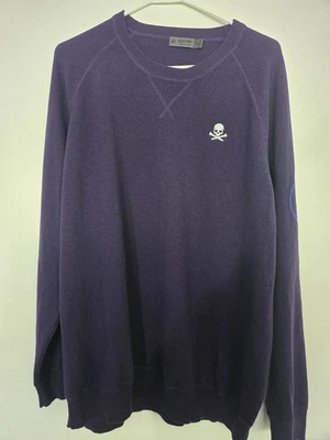 Suéter G/FORE TRENDY GOLF Calavera y Cuello Redondo - Púrpura Medianoche Foto 1 de 4