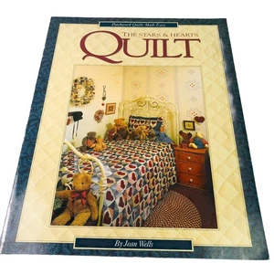 Patchwork Quilts Made Easy: The Stars and Hearts Quilt Jean Wells 1992 First Ed - Picture 1 of 10