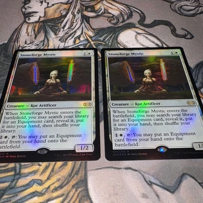 Stoneforge Mystic Foil MTG Card Set of 2 - Image 1 of 4