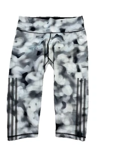 Adidas Climalite Cropped Legging Size Large Gray - Picture 1 of 11