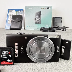 Canon IXUS 135 IXY 100F PowerShot ELPH 120 IS Digital Compact Camera Boxed Set - Bild 1 von 18