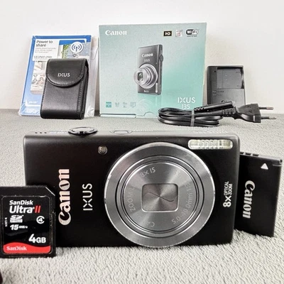Canon IXUS 135 IXY 100F PowerShot ELPH 120 IS Digital Compact Camera Boxed Set - Bild 1 von 4