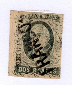 Mexiko 1861 Ausgabe Scott 8 gebraucht Chihuahua, sehr schön - Bild 1 von 1