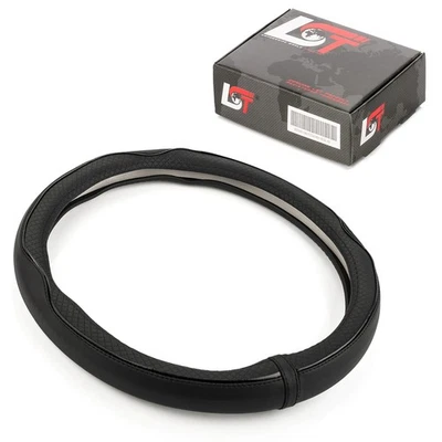 Lenkradschoner Lenkradbezug Hülle Ø 38x9 cm 15x3,5 Zoll Schwarz für FORD - Bild 1 von 4