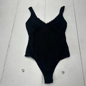 Body femme col dentelle débardeur noir uni sans manches Lulus taille M - Photo 1/7