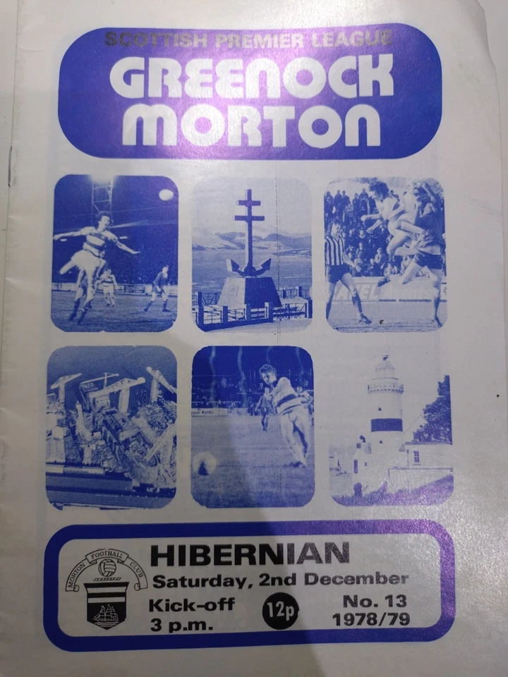 Greenock Morton V Hibernian - Original Match Programme 2/12/78 SPL - Image 1 of 1