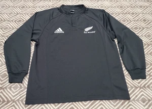 2005-2006 Adidas New Zealand All Blacks Rugby Long Sleeve Jersey Mens Size Large - Picture 1 of 11