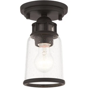 Livex Lighting 45501-07 Lawrenceville Flush Mount Bronze - Picture 1 of 11