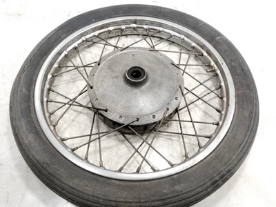 1972 72 Yamaha R5 aro da roda dianteira reto (sem pneu) - Imagem 1 de 4