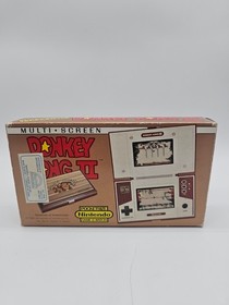 Nintendo Game And & Watch Donkey Kong II Multi Screen 1983 JR-55 CIB Broken Tab