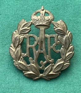 The Royal Air Force "RAF" ~ Genuine WW2 British Military Cap Badge - Picture 1 of 8